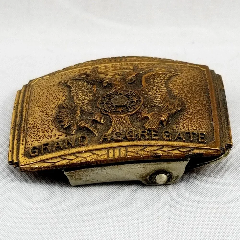 Belt Buckle 5th Grand Aggregate U.S. Revolver‎ Association Robbins Co Attleboro